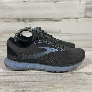 Brooks Womens Glycerin 18 1203171B050  Black Blue Running Shoes Lace up Size 9.5